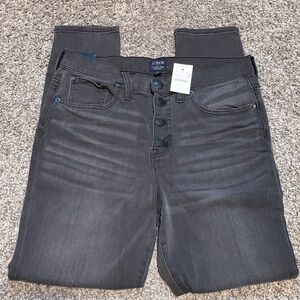 J. Crew 10” Highest Rise Skinny Jean with Button Fly Sz 29